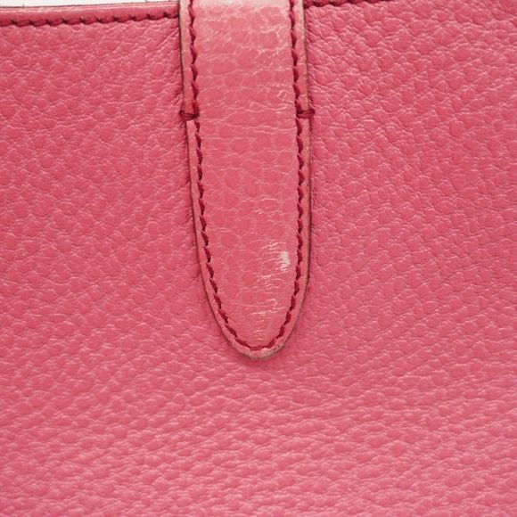 Gucci New Jackie handbag 137335 pink leather with champagne gold hardware pre-ow - Picture 9 of 10